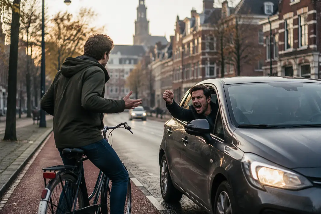 Mishandeling tussen fietser en automobilist aan T.G. Gibsonstraat in Deventer